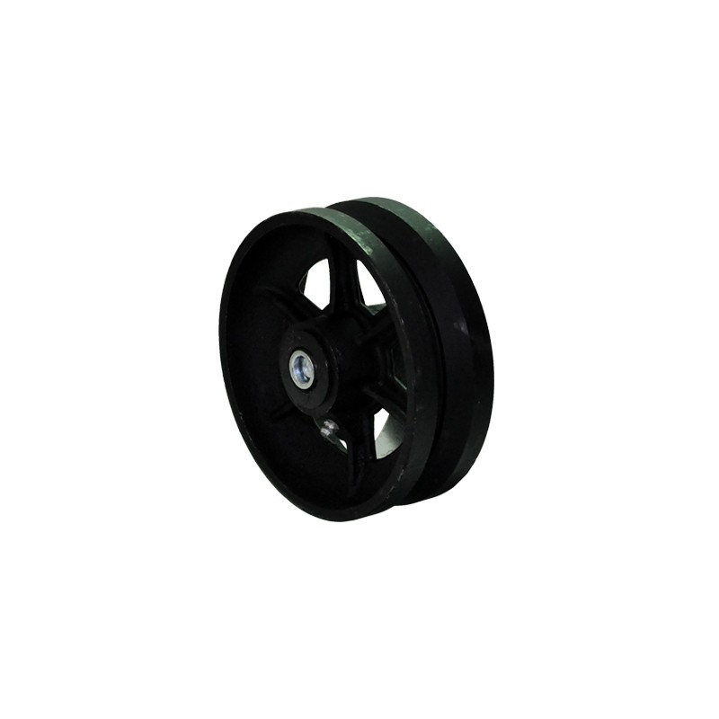RUEDA EMBALERADA FIERRO VACIADO DOBLE BALERO 6" (ASH-0504)