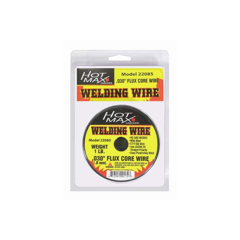 HOT MAX MIG WELDING WIRE - FLUX CORE, 0.030", 1 LIB (22085)