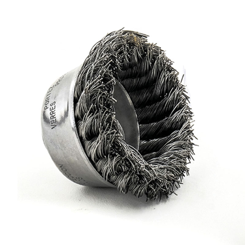 BRUSH CRIMPED WIRE CUP SAIT 3-1/2" X 0.014 X 5/8"-11 (6513)