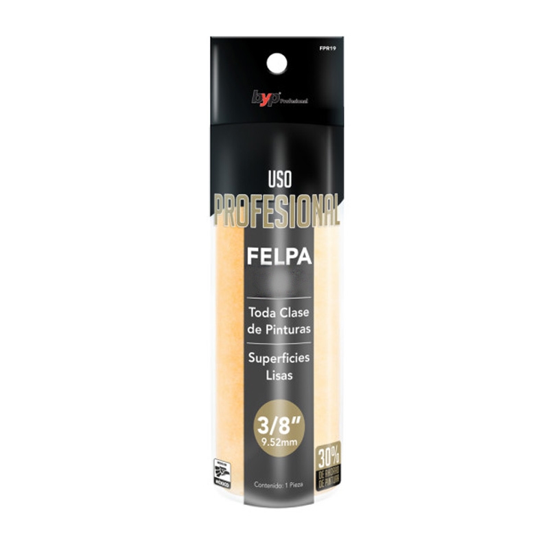 FELPA BYP 9" ALTA DENSIDAD 1-1/4" (FPR49)