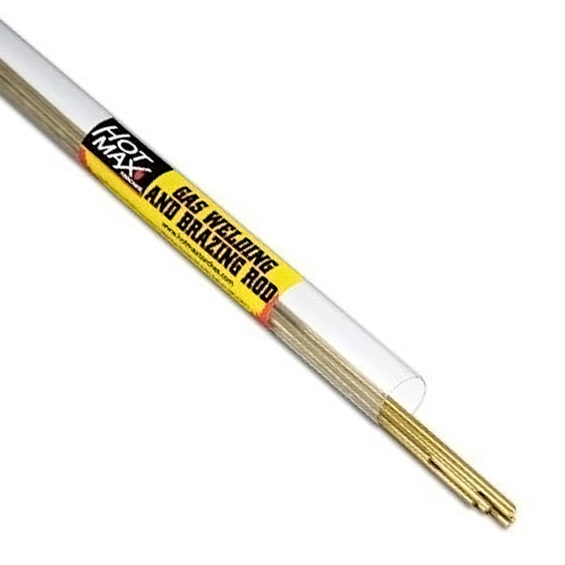 HOT MAX ROD LOW FUMING BARE BRONCE 1/8" X 36" PAQ. 6 PZ (24005)