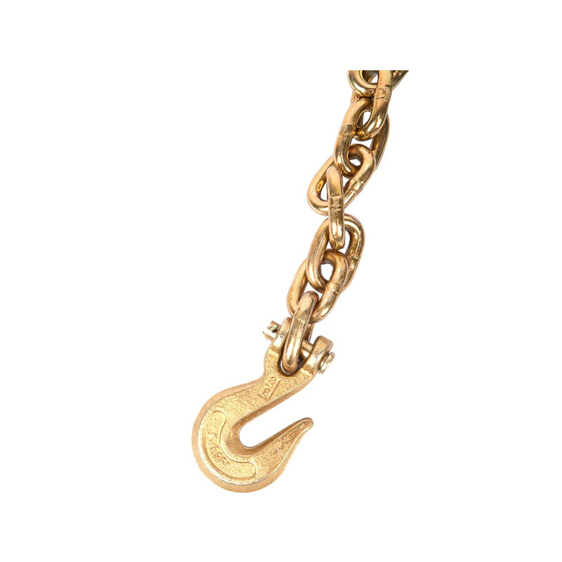 BINDER CHAIN WITH CLEVIS GRAB HOOKS, GRADE 70, 3/8" X 14' DOT APPROVED (6,600 LBS. WLL) (70398)