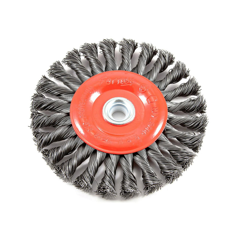 72749 TWIST KNOT WIRE WHEEL BRUSHES 6" 1/2"-5/8"  .012"