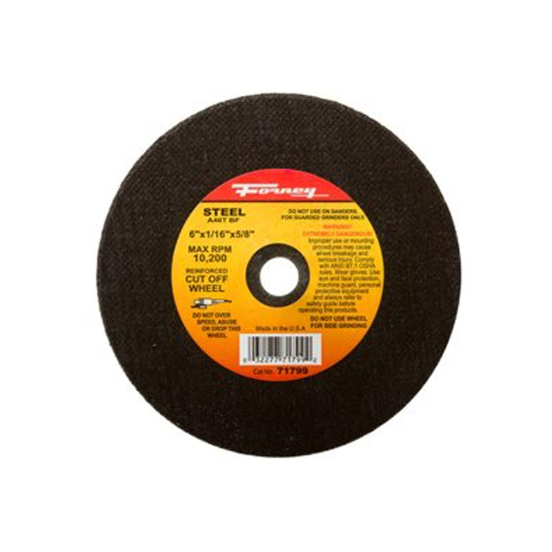 71799 TIPO 1 DE ACERO DE LA RUEDA DE CORTE 6 "X 1/16" X 5/8 "A46T-BF