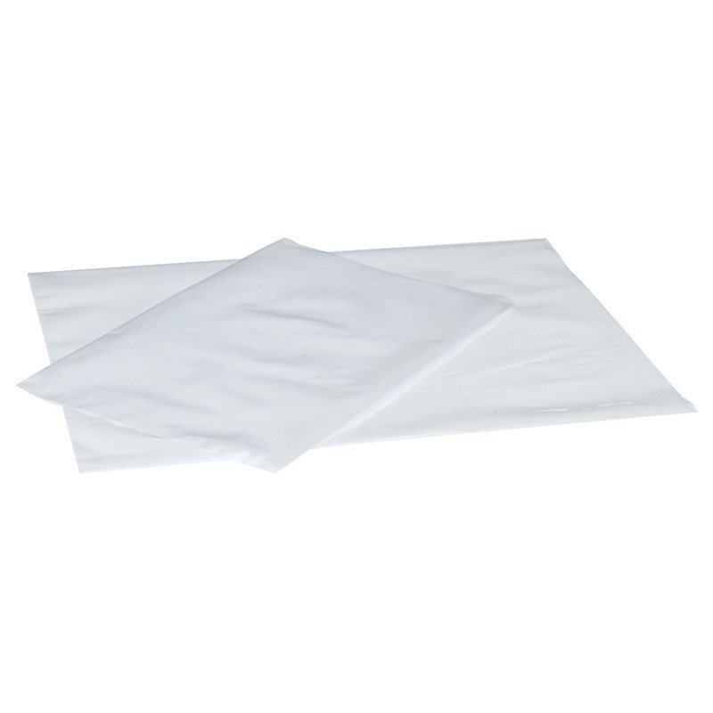 BAG TRANSPARENT PLASTIC  28 X 58 CM