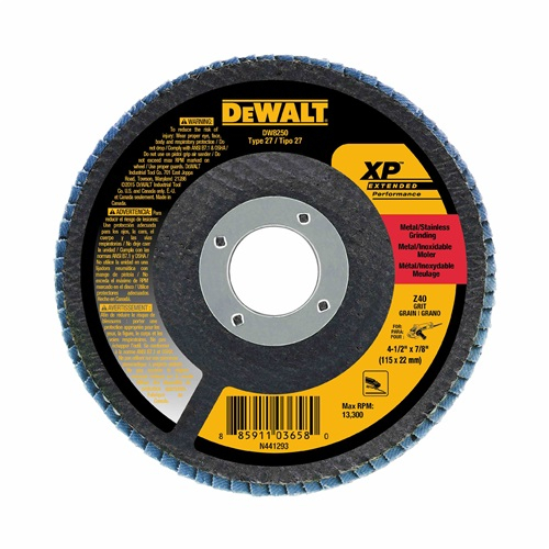 4-1/2" X 5/8"-11 Z60 XP T27 FLAP DISC (DW8255)