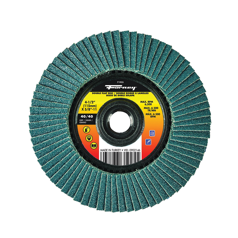 DISCO DE SOLAPA DE DOBLE CARA 4-1/2". 40/40 GRANO (71925)