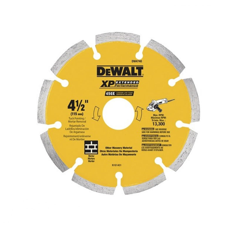 4-1/2? DIAMOND TUCK POINT BLADE (DW4740)