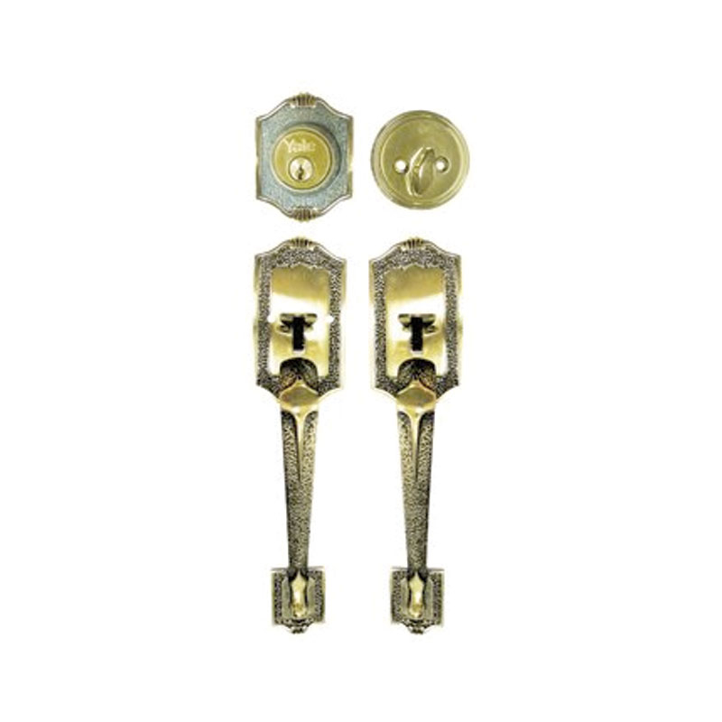 CERRADURA DE ENTRADA PRINCIPAL BRONCE ANTIGUO (6610AB) (H473)