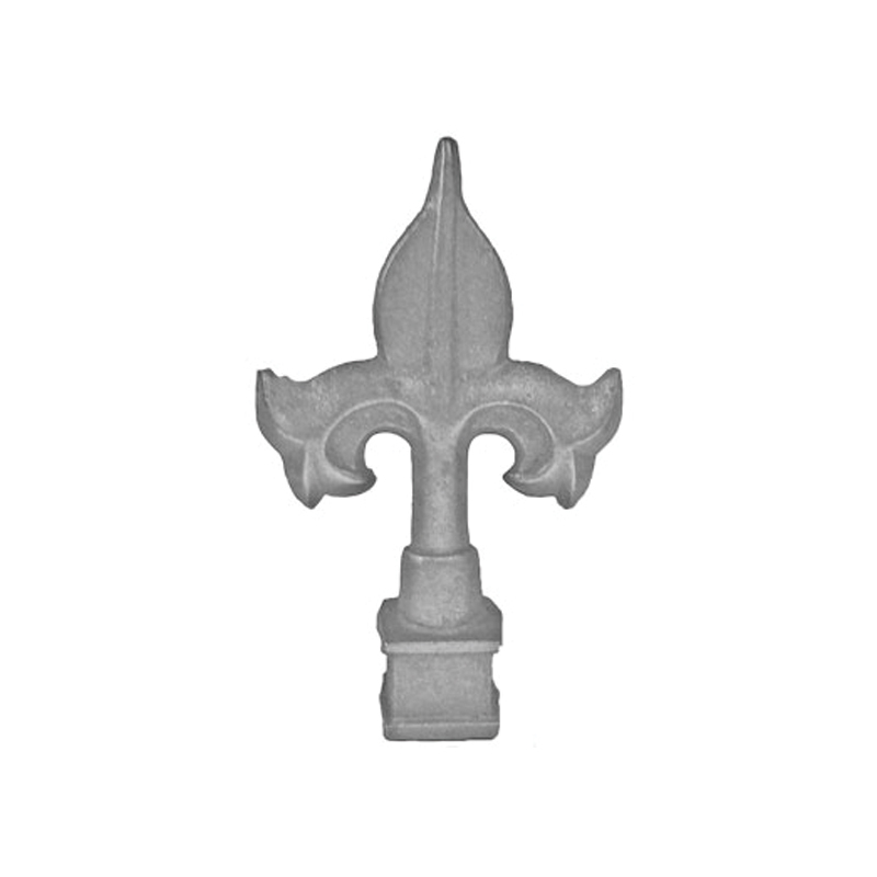 FLECHA FIERRO VACIADO ESTILO BARROCO PARA CUADRADO DE 1/2" (117283), (O0079)