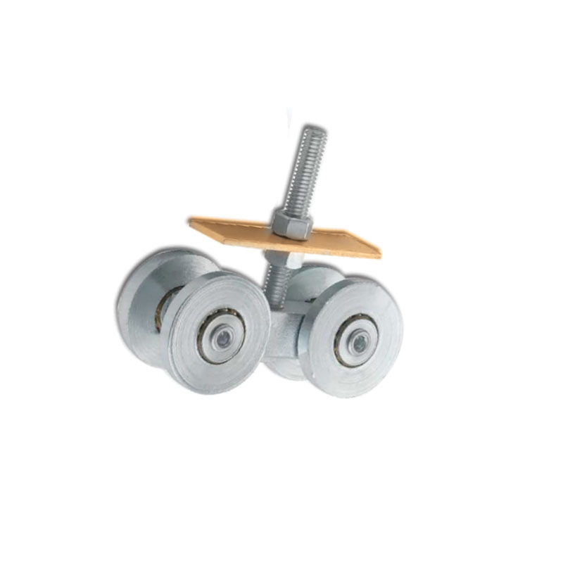 TROLLEY TRACK HEAVY DUTY STEEL GALVANIZED FOR LIGHT OVERHEAD W/4 WHEELS 1" (ASH-0150)