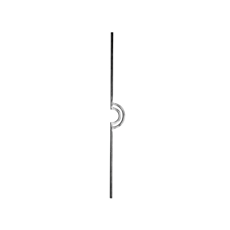BARRA DECORADA FORJA ITALIANA CUADRADO 1/2" 90CM (1090/3)