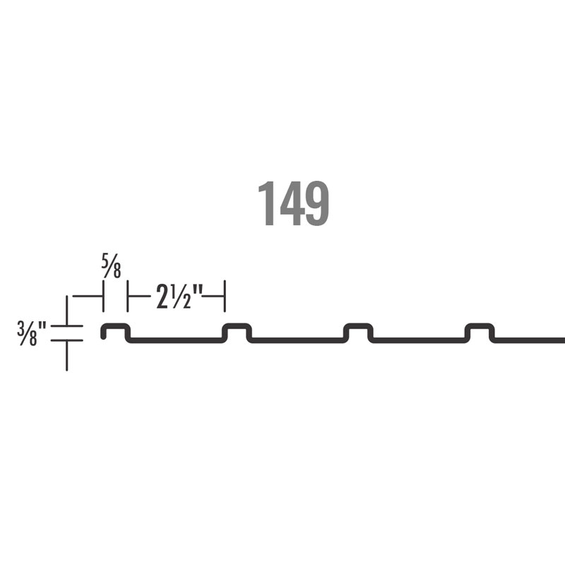 Perfil para Puerta, Tablero 149-L /Cal.20/ 3´x10´ (004MV)