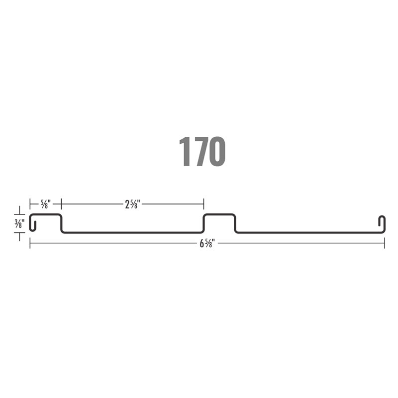 Perfil para Puerta, Duela 170 - Cal.20 / 6mts (004OS)