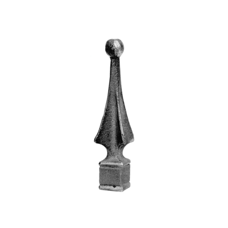 FLECHA ORNAMENTAL FORJA ITALIANA PUNTA DE LANZA P/CUADRADO 3/8" X 5-1/2" (126/1)