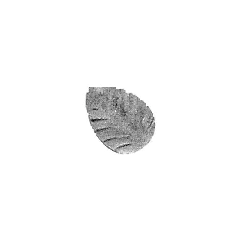 HOJA ARTISTICA ITALIANA ESTAMPADA 1-1/4" X 1-3/4" (604/11)