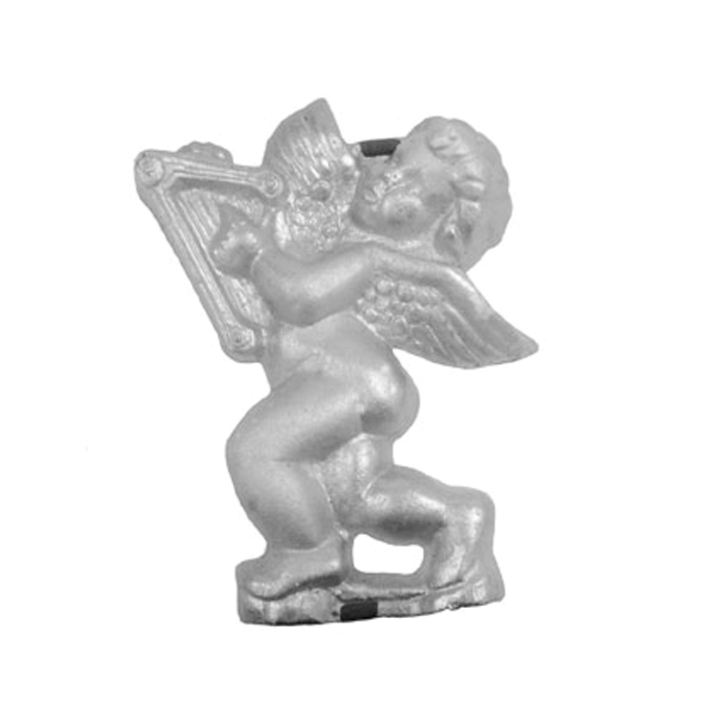 FIGURA DE ALUMINIO ANGEL DE ARPA CHICO