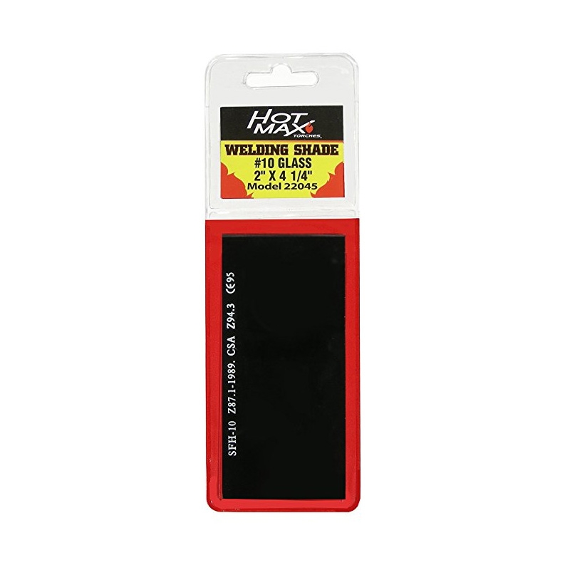 CRISTAL OSCURO HOT MAX P/CARETA 2" X 4-1/4" #10 (22045)