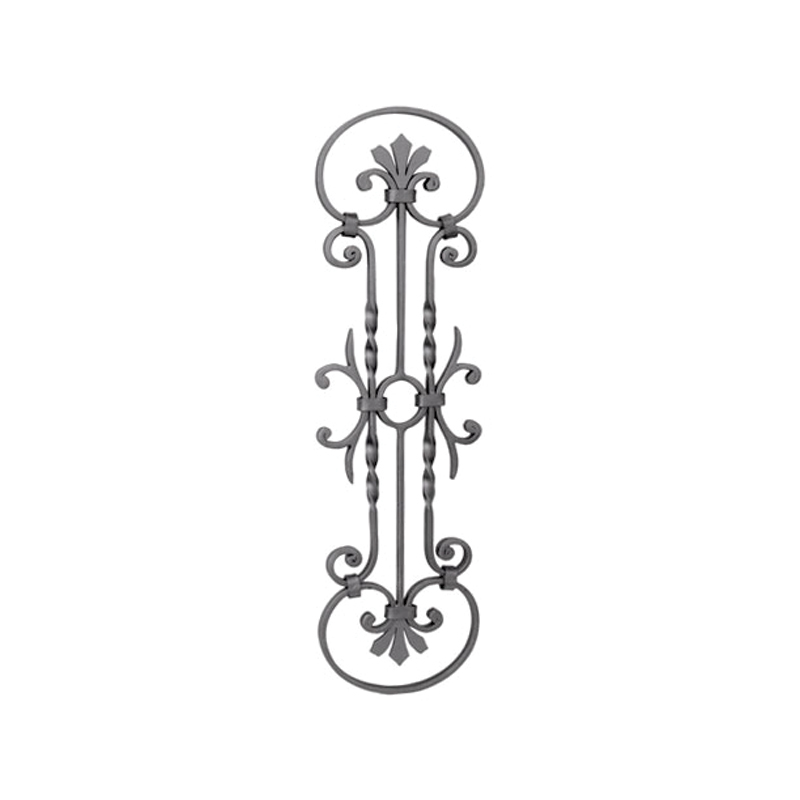 PANTALLA ORNAMENTAL FORJA ITALIANA 5/8" X 5/16" MTL,  8-3/4" ANCHO X 29-15/16" LARGO (GD0014)