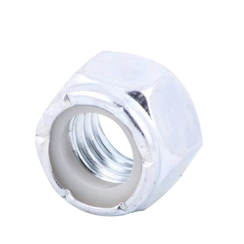 TUERCA INSERTO NYLON HEX GALV. NC 1/4"-20 (3649) MW