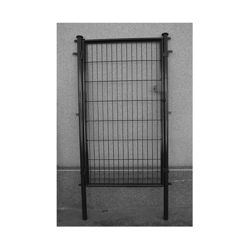 PUERTA SENCILLA ABATIBLE DEACERO, 6' X 48", COLOR NEGRO MOD. 12222