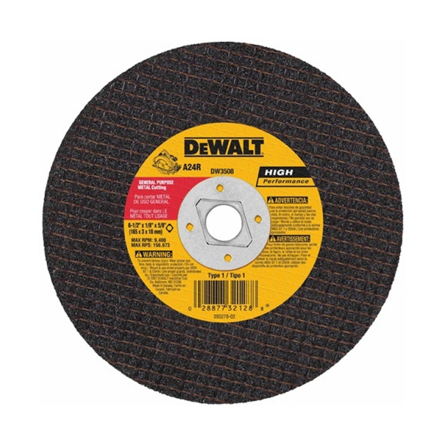 DISCO DE CORTE DE METAL 7 X 1/ 8"  DW3511