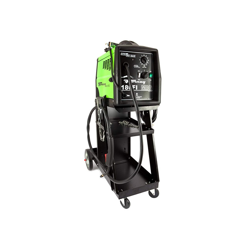 MAQUINA PARA SOLDAR FORNEY 180FI 230 180 AMP NÃCLEO DE FUNDENTE / MIG ALAMBRE SOLDADOR CON EL CARRO DE SOLDADURA PORTATIL