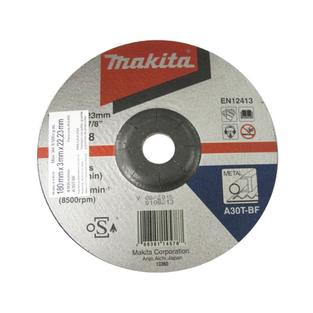 DISCO PARA CORTE INOXIDABLE  7" X 1/8" X 7/8" A83618 MAKITA