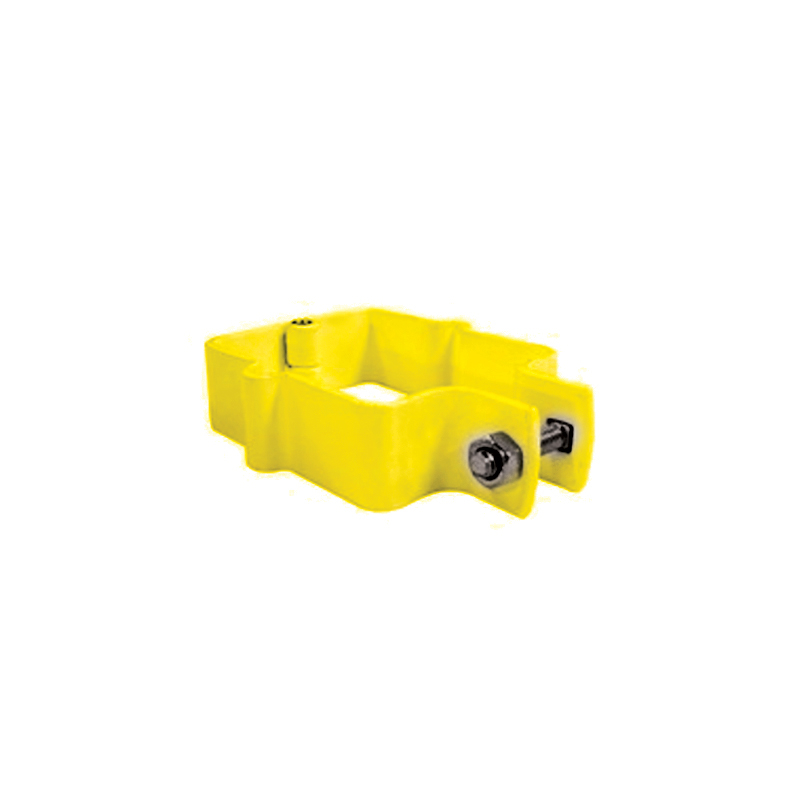 ABRAZADERA METALICA PARA REJA DEACERO AMARILLO (25PZA/CAJA) 2-1/4"