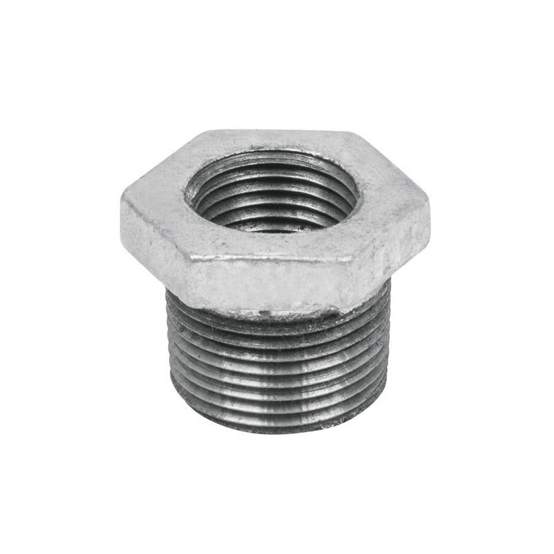 REDUCCION BUSHING GALVANIZED SCH40 1" X 3/4"