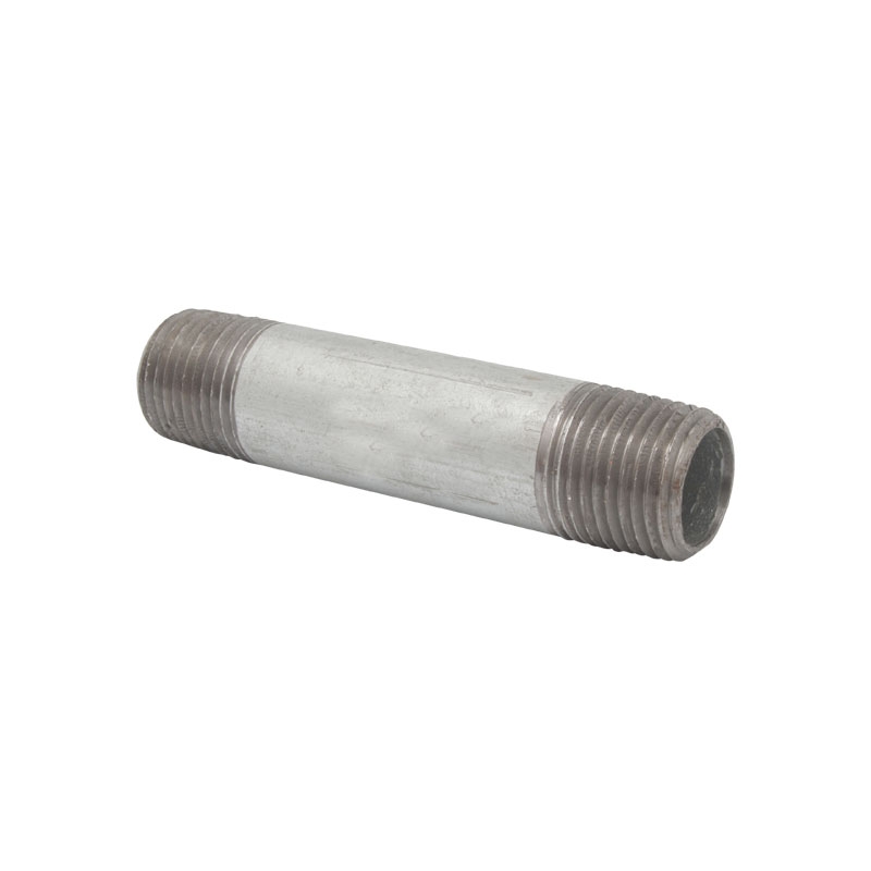 NIPLE DE ACERO C-40 GALVANIZADO 1/2" X 12"