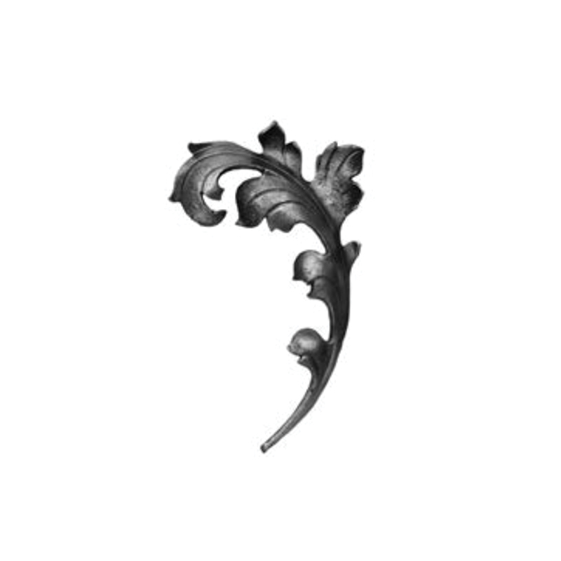HOJA FORJADA ITALIANA ESTAMPADA 5/8" X 1/4" MTL 5-15/16" X 9-13/16" (662/6)