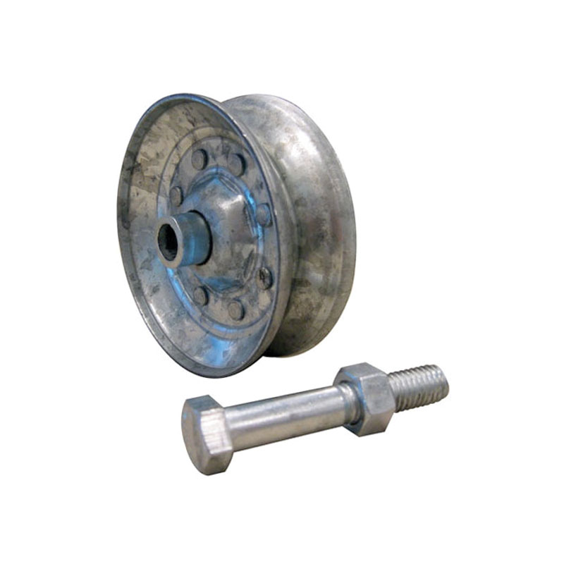 RUEDA 4" EMBALERADA "V" GALVANIZADA (48728)