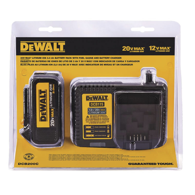 DEWALT DCB115 MAX cargador de baterías de ion de litio, 12 V-20 V