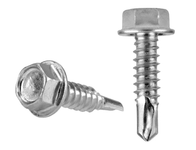 SCREW SLF DRL HEX HEAD S/D NO WASH, 12 X 1-1/2" (HWD12112)