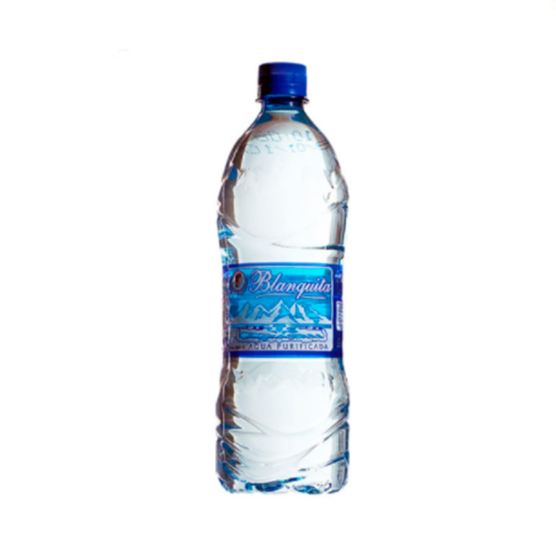 BLANQUITA PURIFIED WATER 33.81 0Z ( 1 LTO) ( PAQ. 12 PZA)