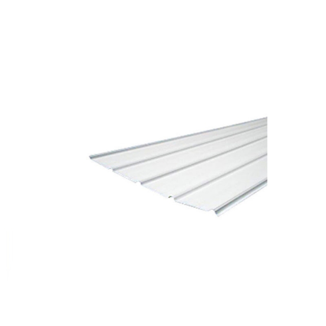 PBR LAMINA PINTADA COLOR POLAR WHITE, 26GA, 40YR WARRANTY,43”, AZ50,SSG80, 18’-1 1/2”