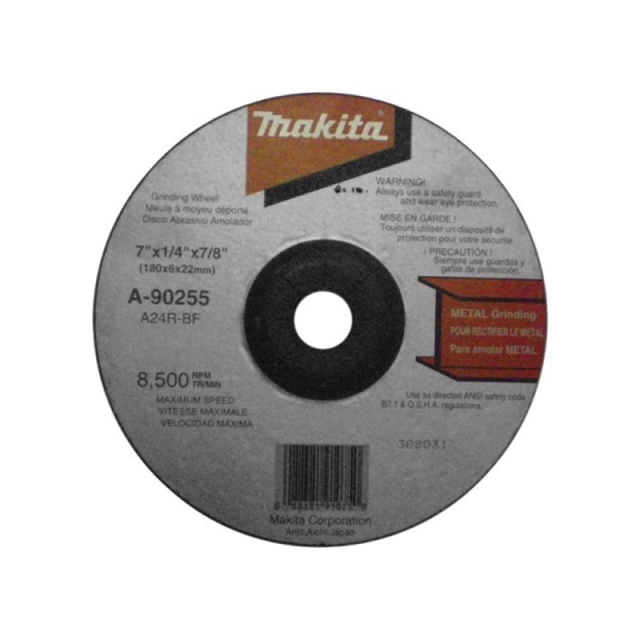 DISC/BLADE GRINDING 7" X 1/4" X 7/8" MAKITA (A90255)