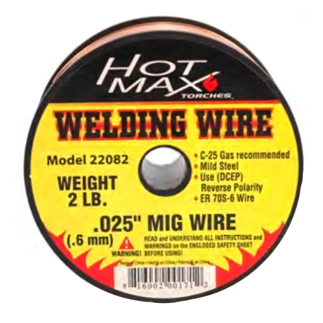 HOT MAX MIG WELDING WIRE - MILD STEEL, 0.045", 33 LIB (23105)