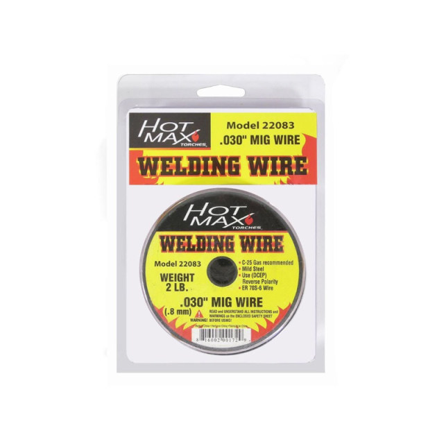HOT MAX MIG WELDING WIRE - MILD STEEL, 0.035", 11 LIB (23103)