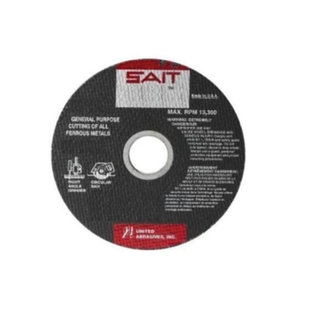 DISCO DE CORTE PARA METAL A60S 0.045" SAIT TIPO 1, 5" X 0.045" X 7/8" (23103)