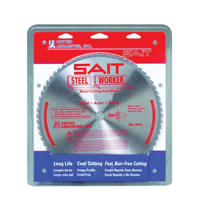 DISCO DE CORTE DE METAL DIENTES DE CARBURO SAIT 7-1/4" X 5/8" 40 DPP (77930)