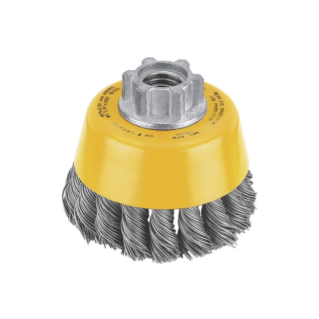 CEPILLO DE ALAMBRE COPA TRENZADO 3" X 5/8"-11 (DW4910)