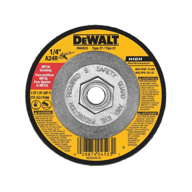 DISCO DE METAL DEWALT 7X1/4" DW4719