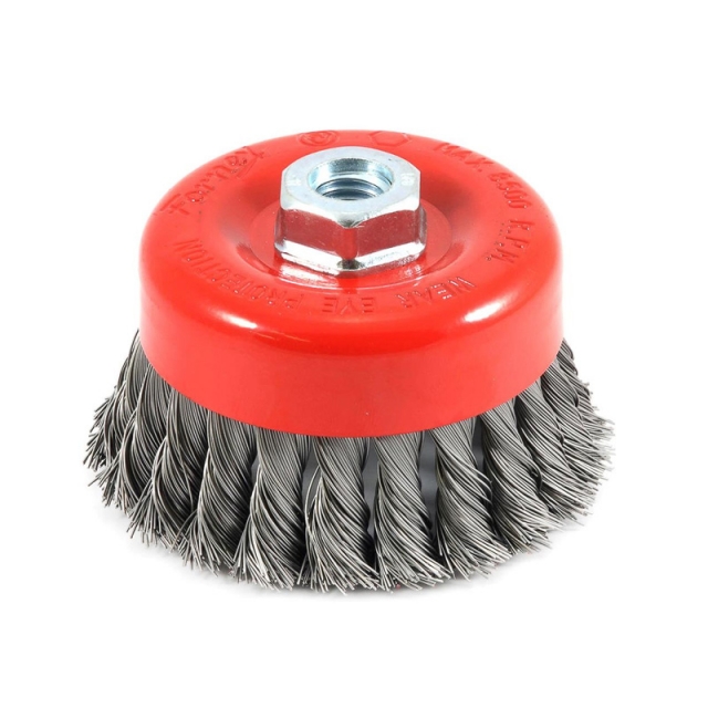 CEPILLO DE COPA DE ALAMBRE DE 4 "X 5/8" -11 0.012 " 72753