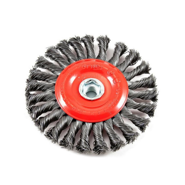 CEPILLO DE ALAMBRE TRENZADO DE 6 "DE 5/8" -11 0.012 " 72758