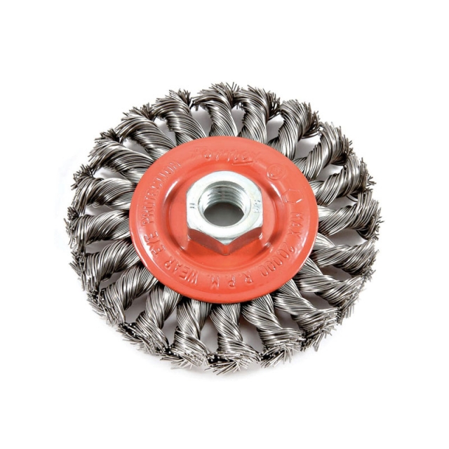 CEPILLOS TRENZADO DE ALAMBRE 4 "X 5/8" -11 0.012 " (72759)