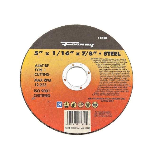 DISCO DE CORTE TIPO 1, 5 "X 0.045" 7/8 "A60T-BF -71850