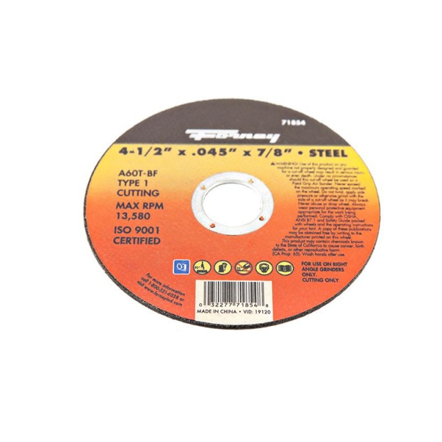 DISCO DE CORTE TIPO 1, 4-1/2 "X 0.045" X 7/8 "A60T-BF (71854)