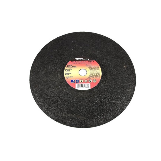 DISCO DE CORTE TIPO 1, 14 "X 3/32" X 1 "A36R-BF (71866)